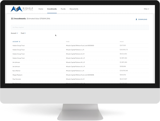 InvestorVision portal InvestorVision portal